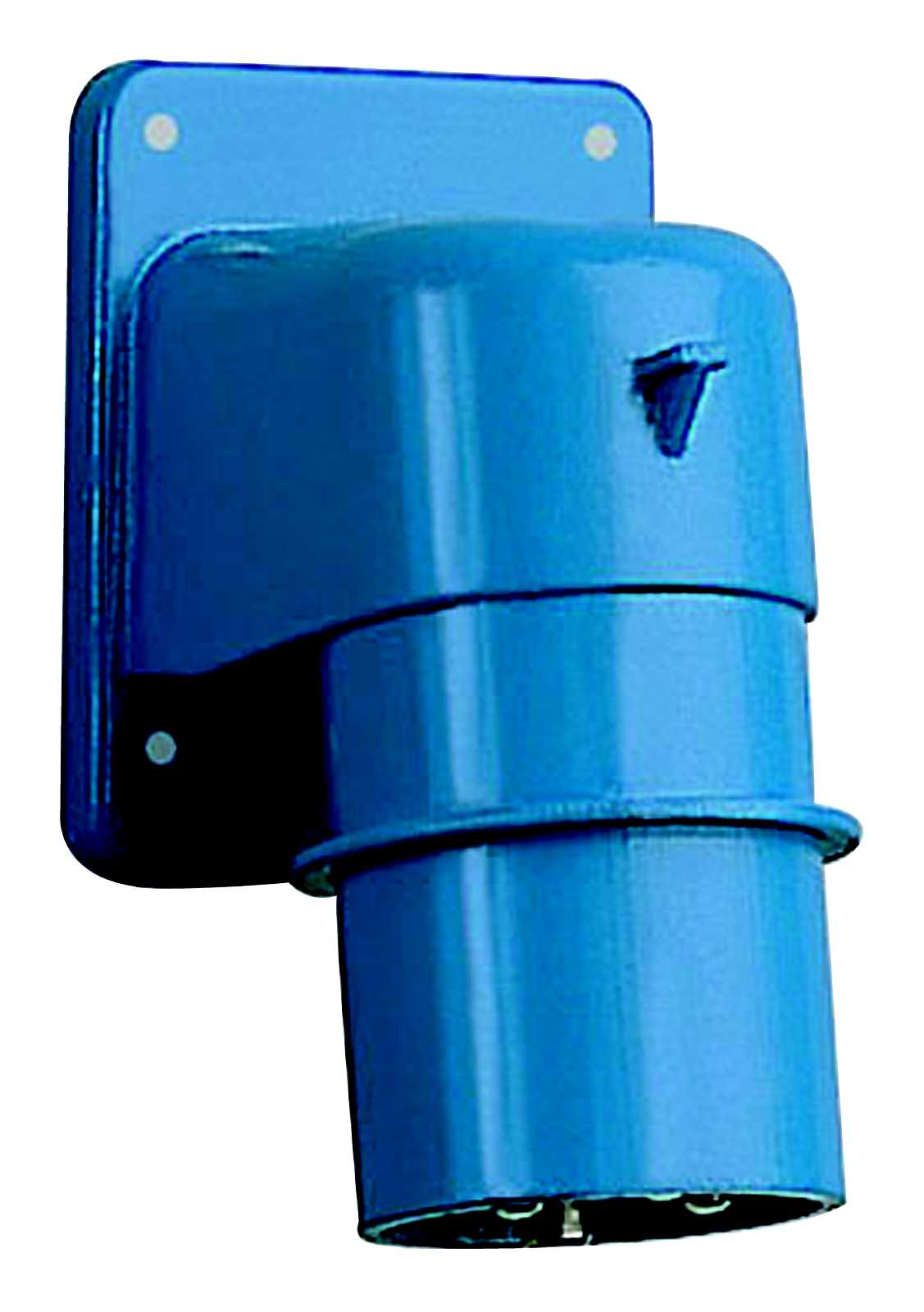Schneider Electric - PratiKa montasjeplate for plugg - 32 A - 3P + E - 200...250 V AC - IP44