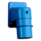 Schneider Electric - PratiKa montasjeplate for plugg - 32 A - 3P + E - 200...250 V AC - IP44