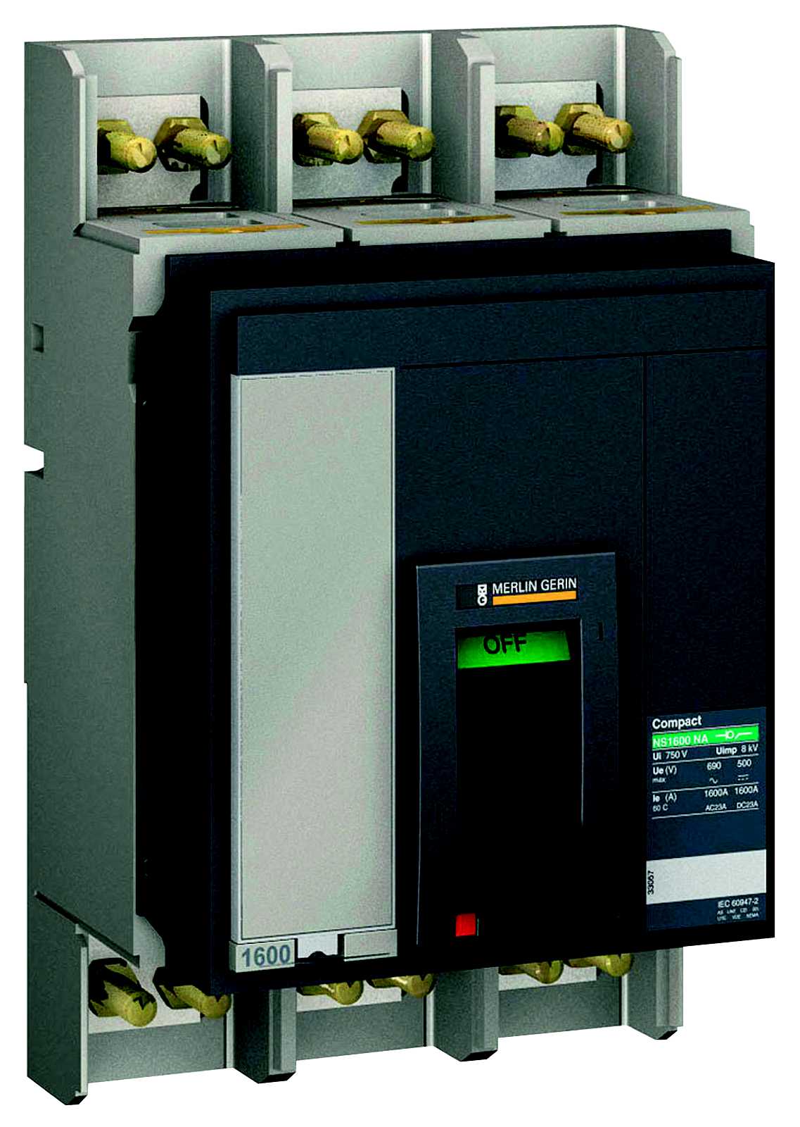 Schneider Electric - NS1250NA 4P FAST FRONTTILKOB