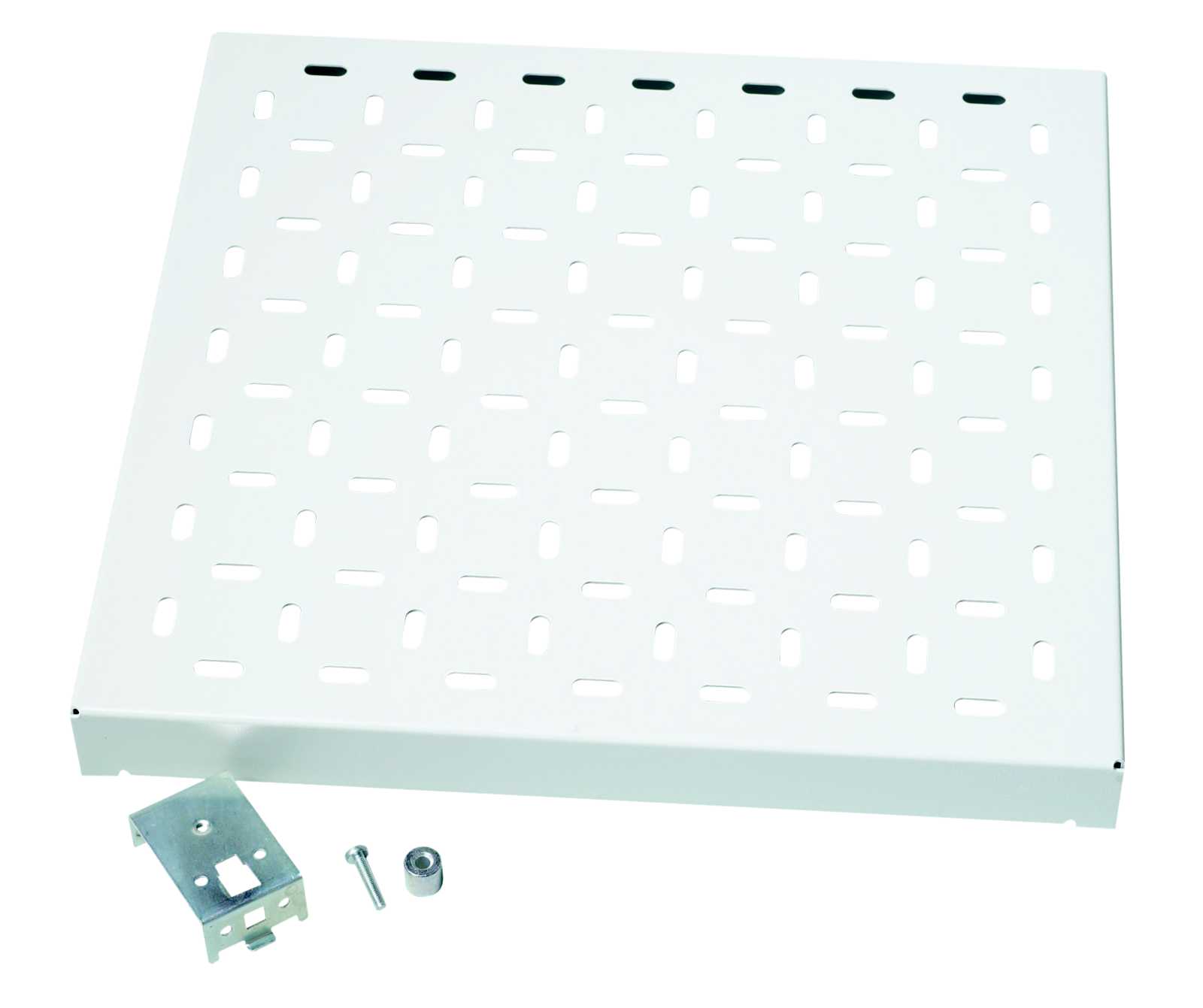 Schneider Electric - Hylle fast 1U D600, perforert