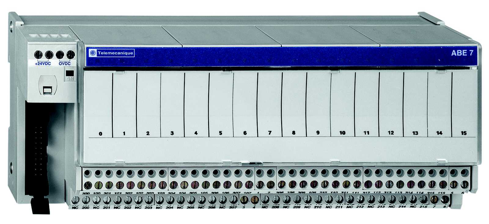 Schneider Electric - ABE7R16T231 16 O,  8pr.gr, 1 C/O, rele 10