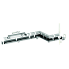 Schneider Electric - OL50 Innerhjørne 140H Alu Anodisert