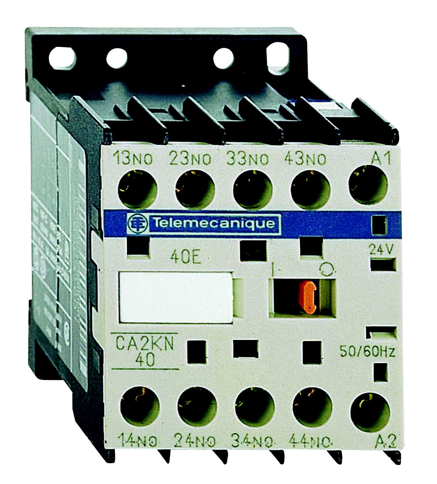 Schneider Electric - CA2KN40B7 Hjelperelé 4NO 24VAC
