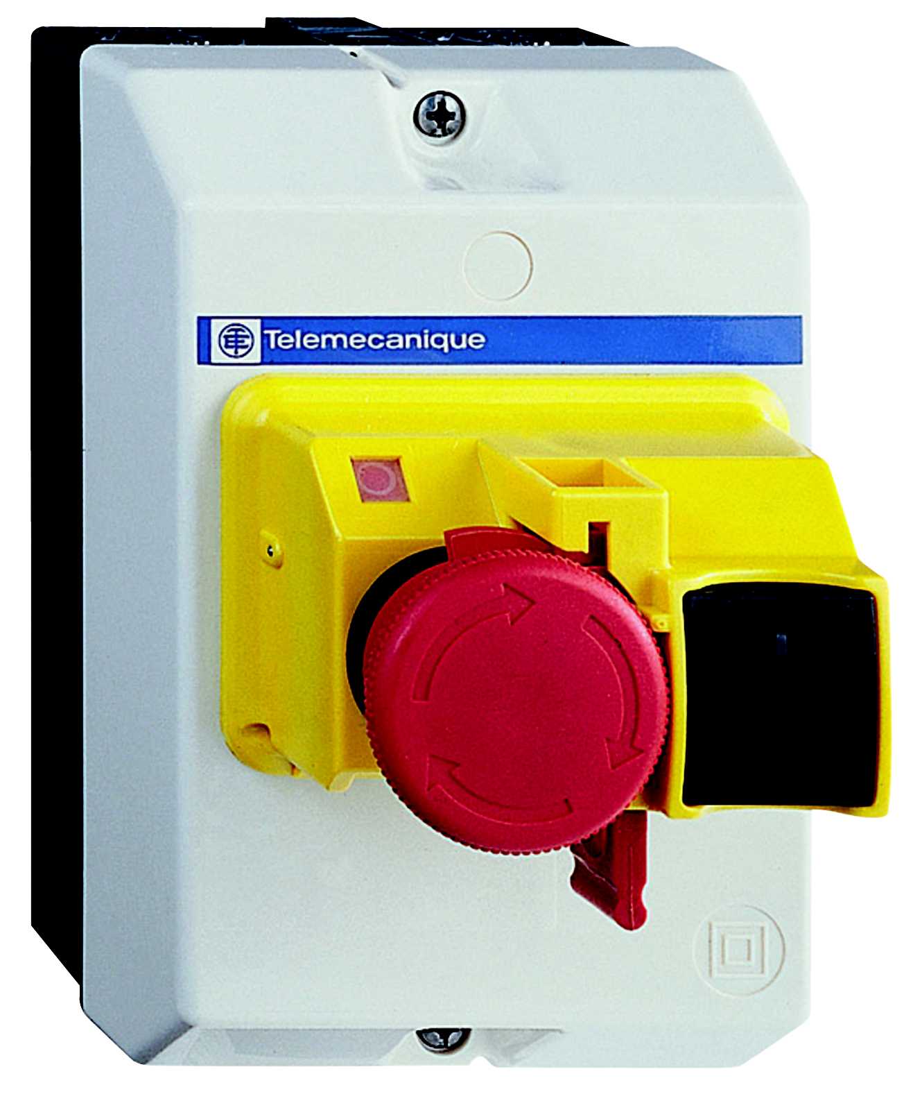 Telemecanique - GV2MCK04 Kapsling m/nødstopp GV2ME