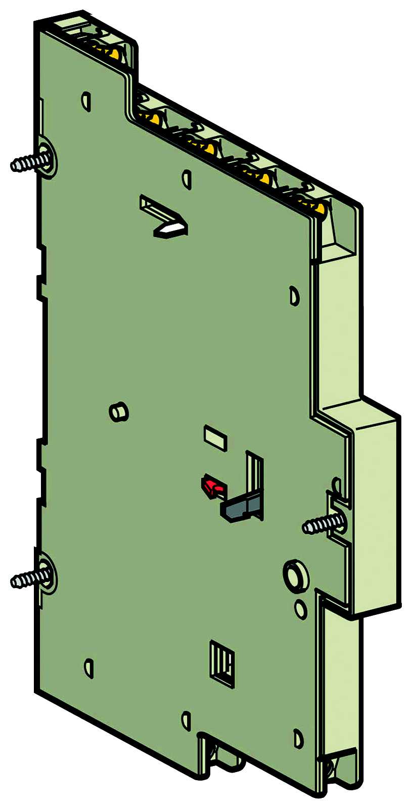 Schneider Electric - LA1LC012 Hjelpeblokk 4NO/1NC I32/63
