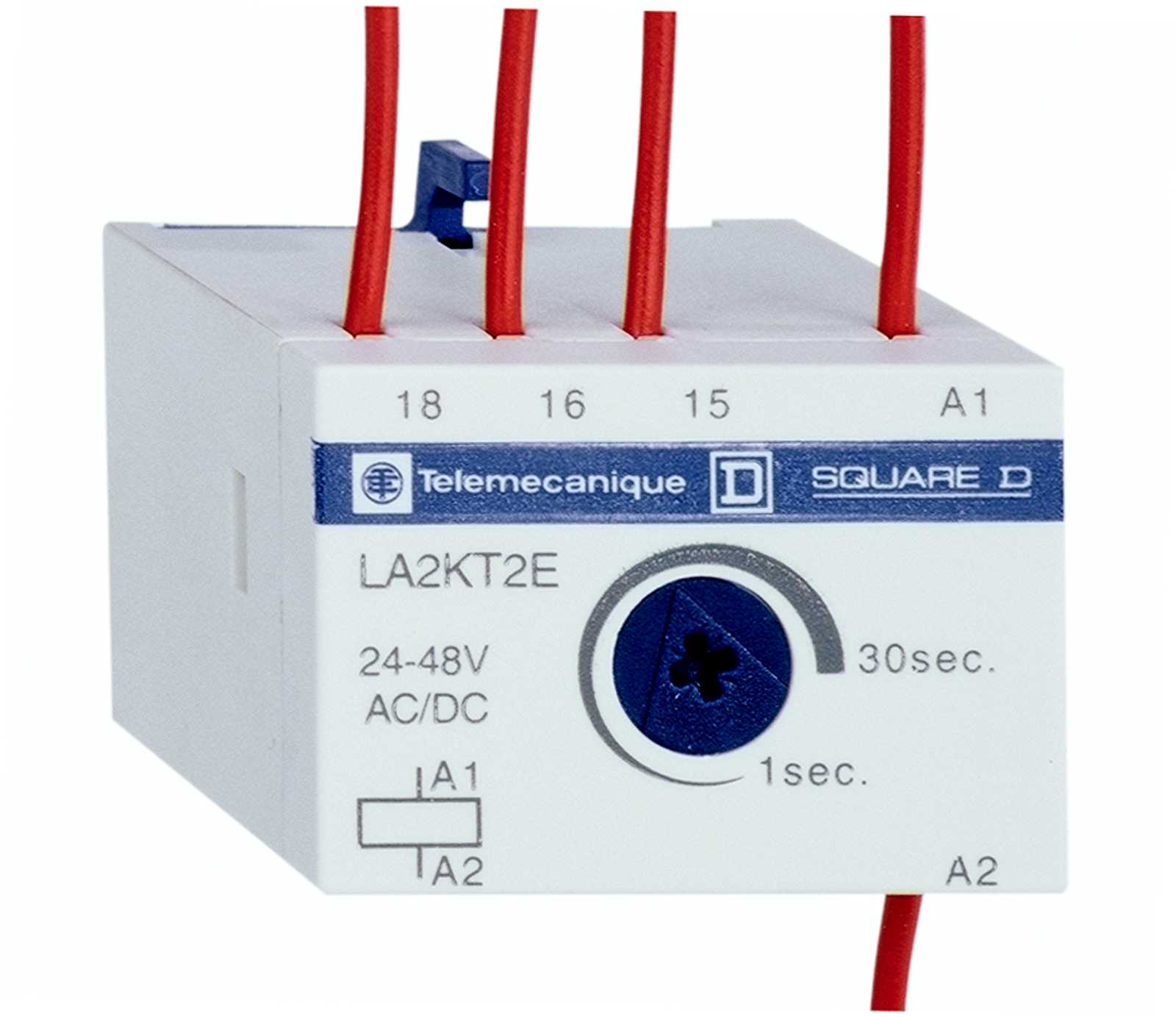 Schneider Electric - LA2KT2E Tidsblokk 1-30s 24-48VAC/DC