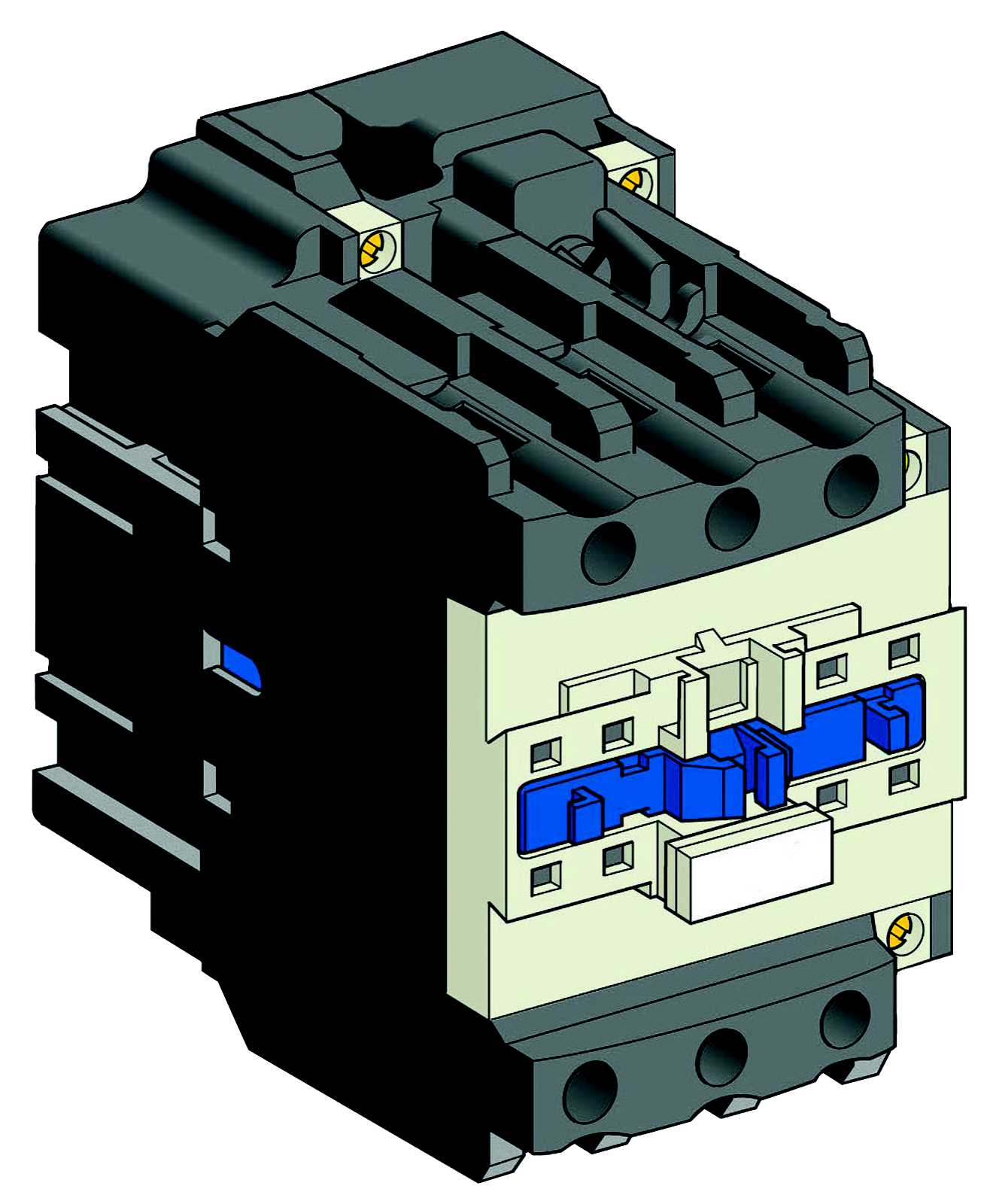 Schneider Electric - LC1D805P7 Kontaktor 80A 3P 230VAC