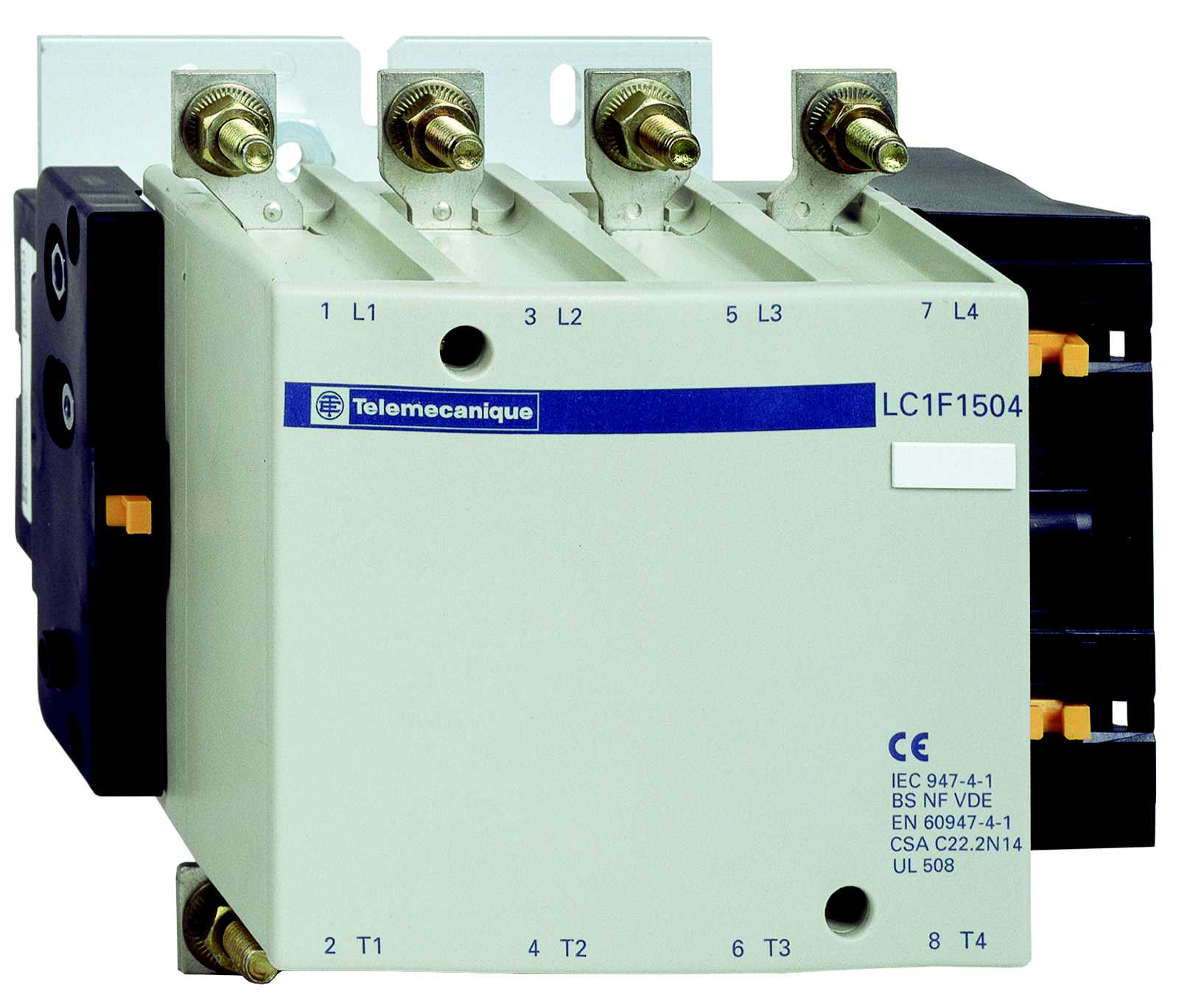 Schneider Electric - LC1F1504 Kontaktor 150A 4P Uten Spole