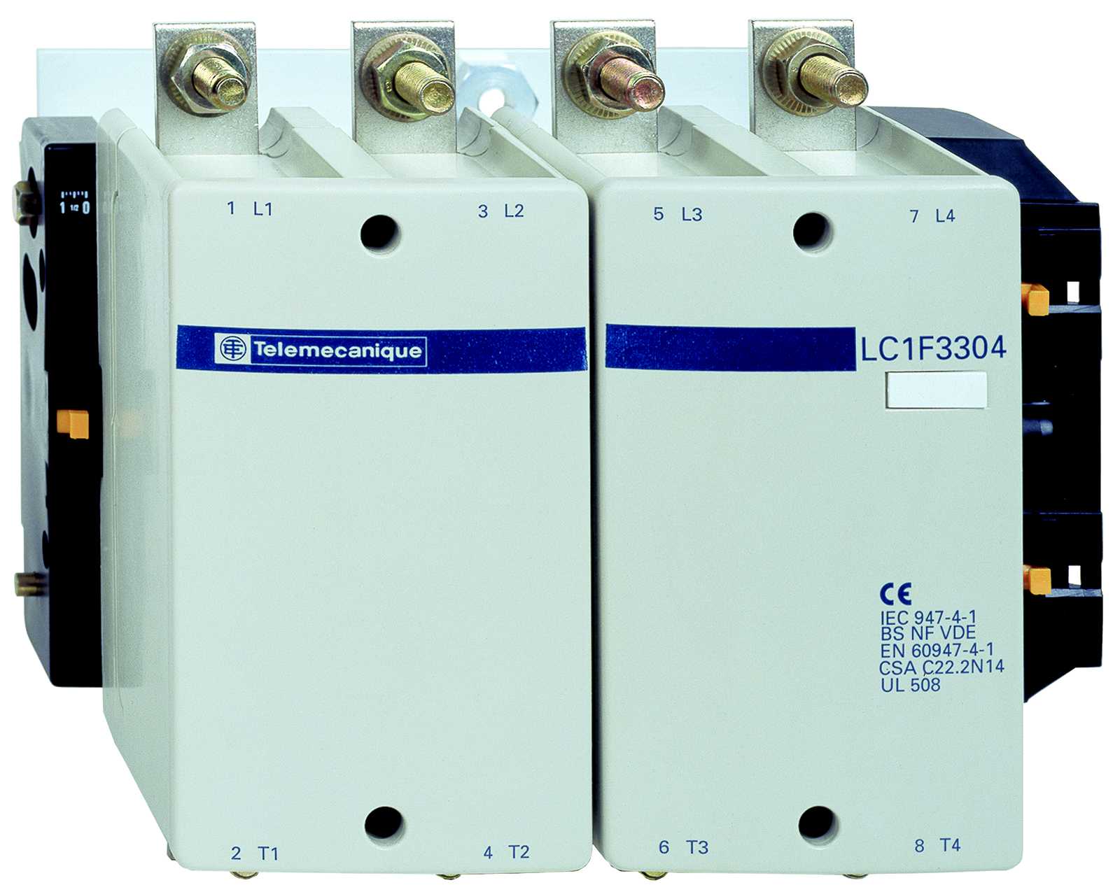 Schneider Electric - LC1F3304 Kontaktor 330A 4P Uten Spole