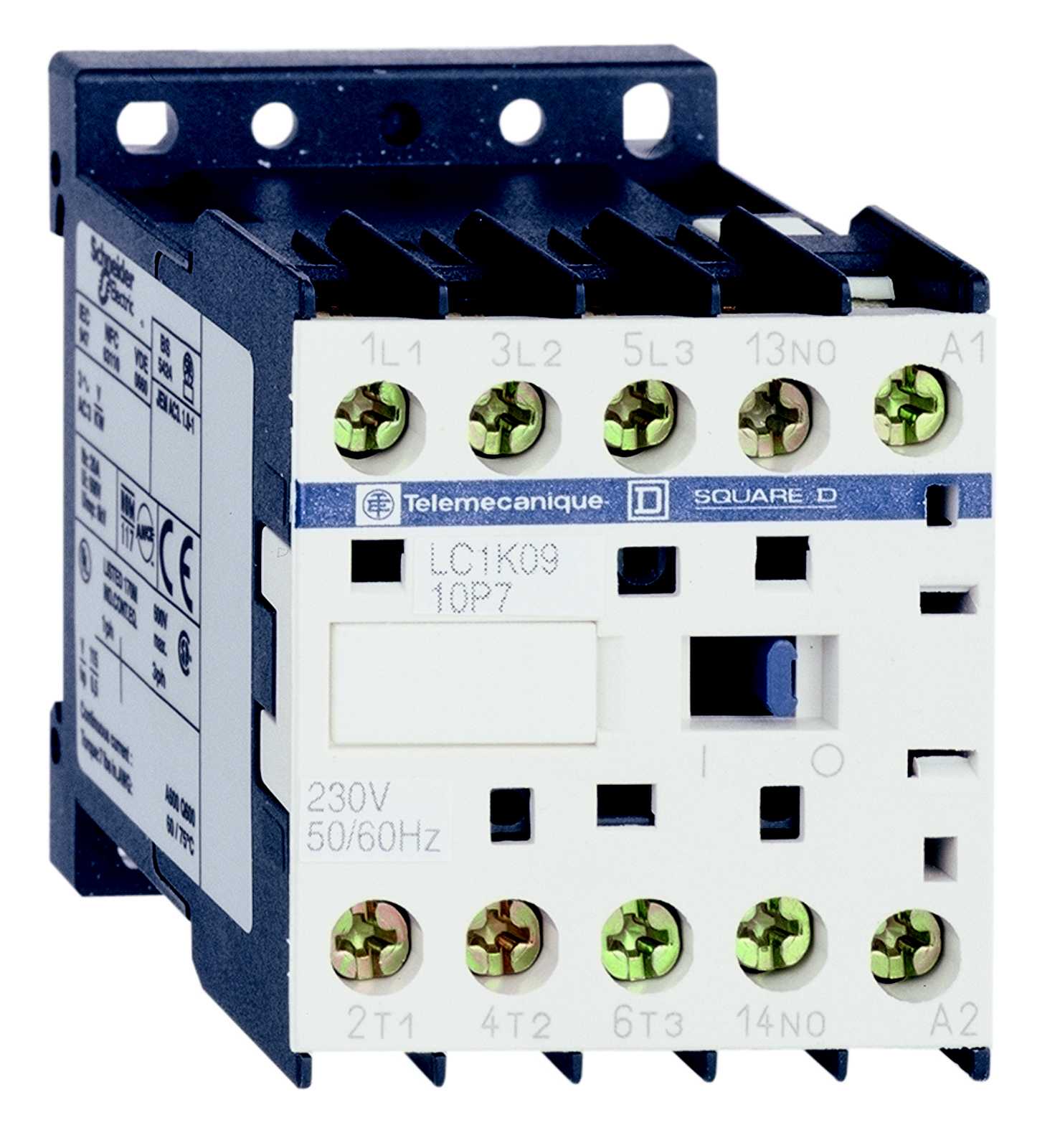 Schneider Electric - LC1K0910Q7 Kontaktor 9A 3P+1NO 380VAC