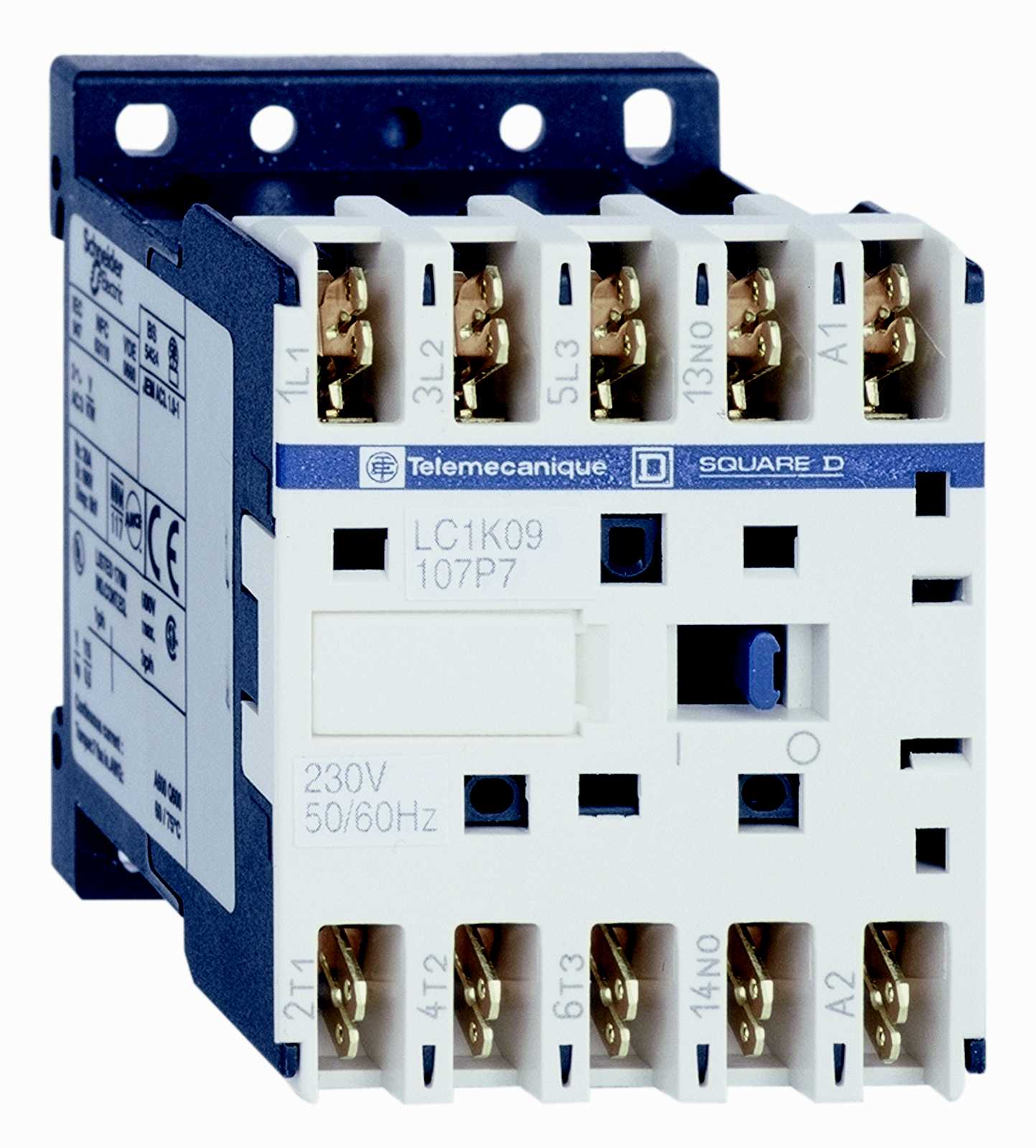 Schneider Electric - LC1K12017B7 Kontaktor 12A 3P+1NC 24VAC