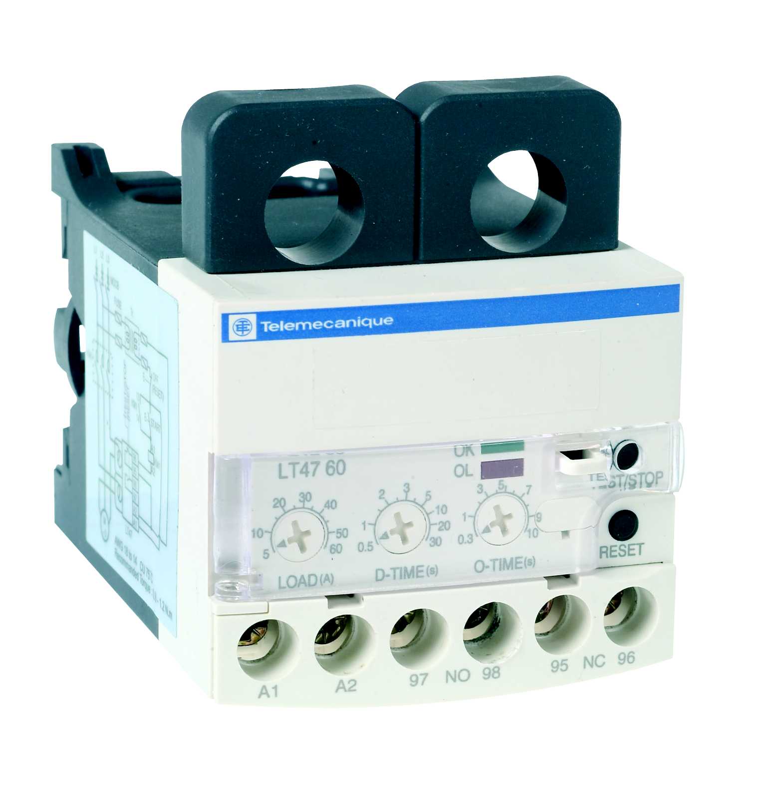 Schneider Electric - LT4760BS Elektr. relé 5-60A 24V,man
