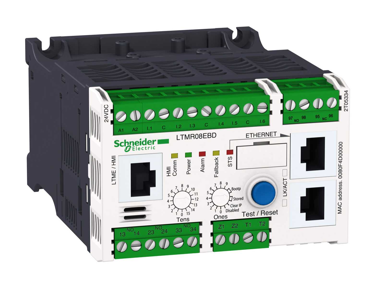 Schneider Electric - LTMR08EFM TeSys T Ethern 0,4-8A 230VAC