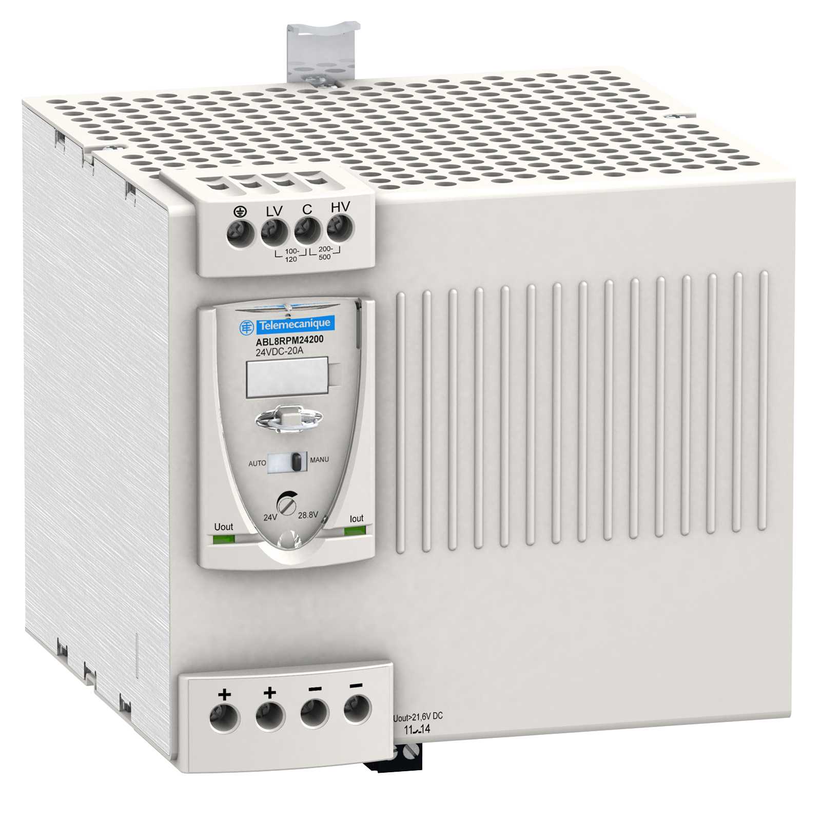 Schneider Electric - ABL8RPM24200 Strømforsyning 24VDC 20A 1f