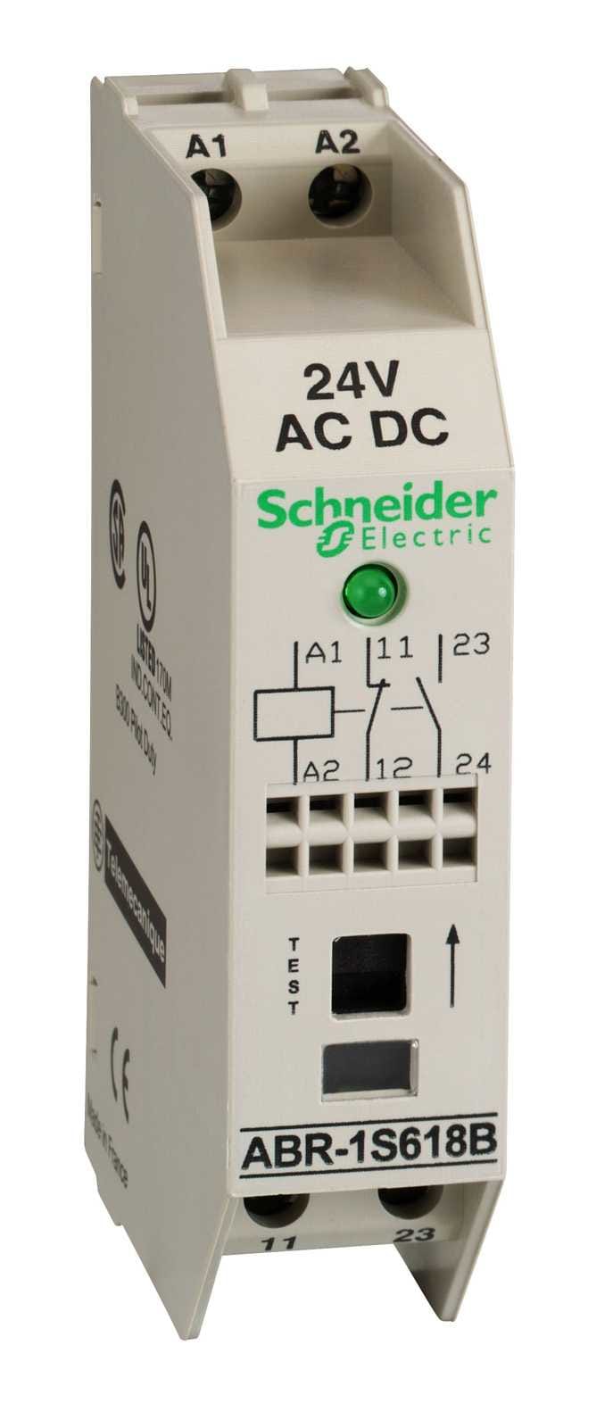 Schneider Electric - ABR1S618B Utgangsrelé 1NO+1NC 24VDC