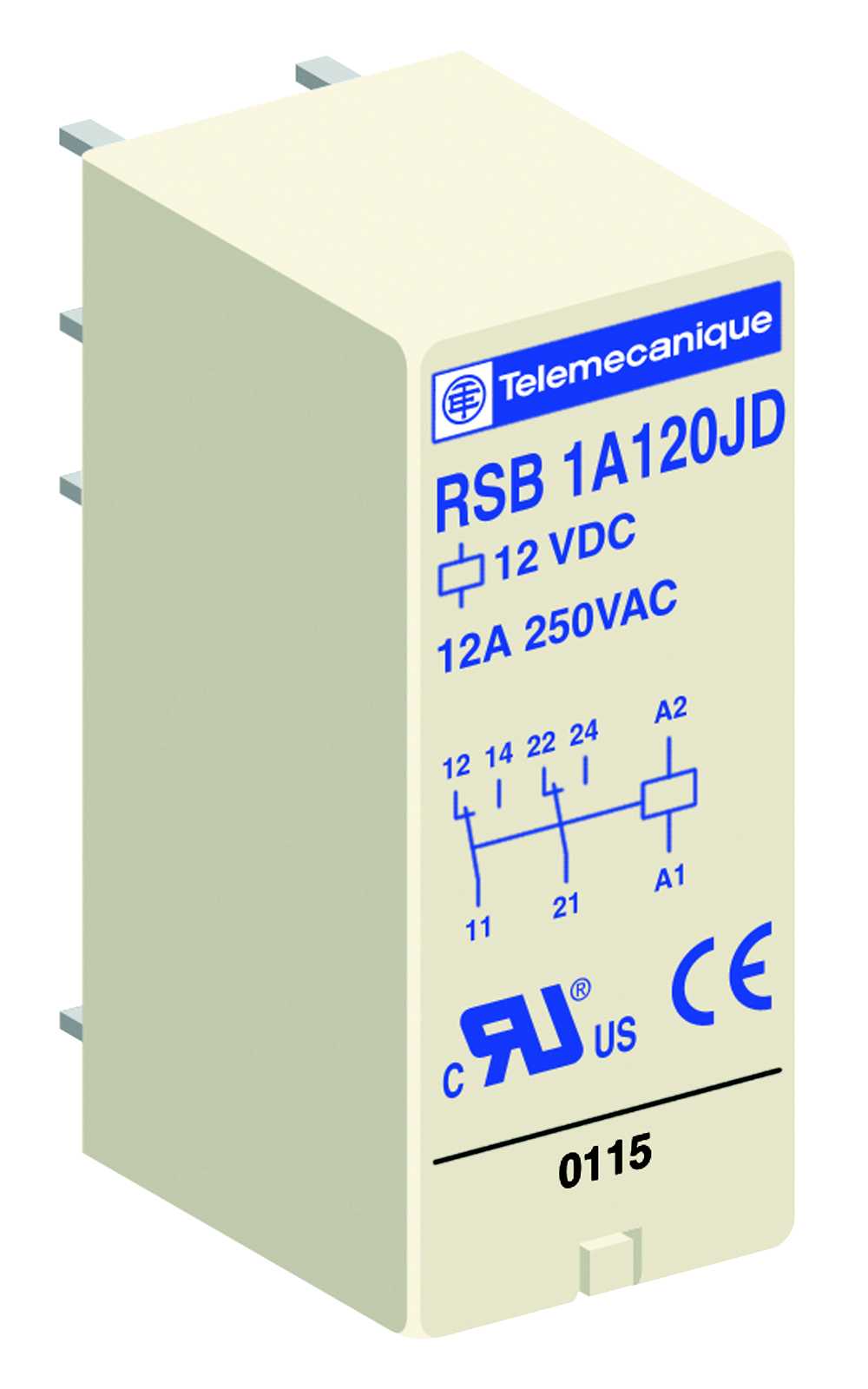 Schneider Electric - IntF.rele1c/o12A 48VAC u/sokk