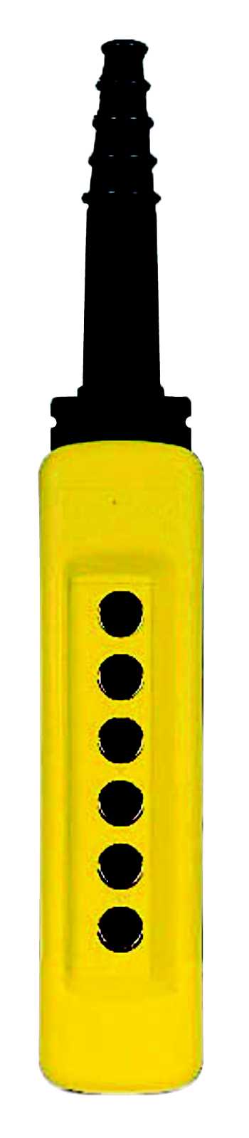 Telemecanique - Hengetablå tom 6 hull plast