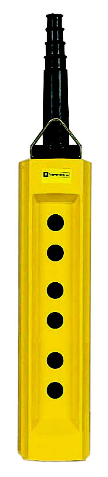Telemecanique - XACB06 Hengetablå tom 6 hull plast