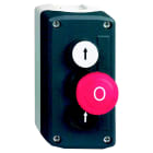 Schneider Electric - XALD328 Trykknappboks 2 pil + nødstopp