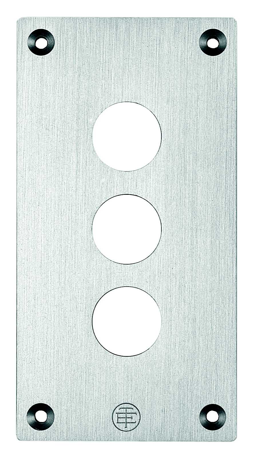 Telemecanique - XAPE303 Frontplate f/innfelling 3 hull
