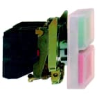 Schneider Electric - Trykknapp grønn/rød no+nc IP66