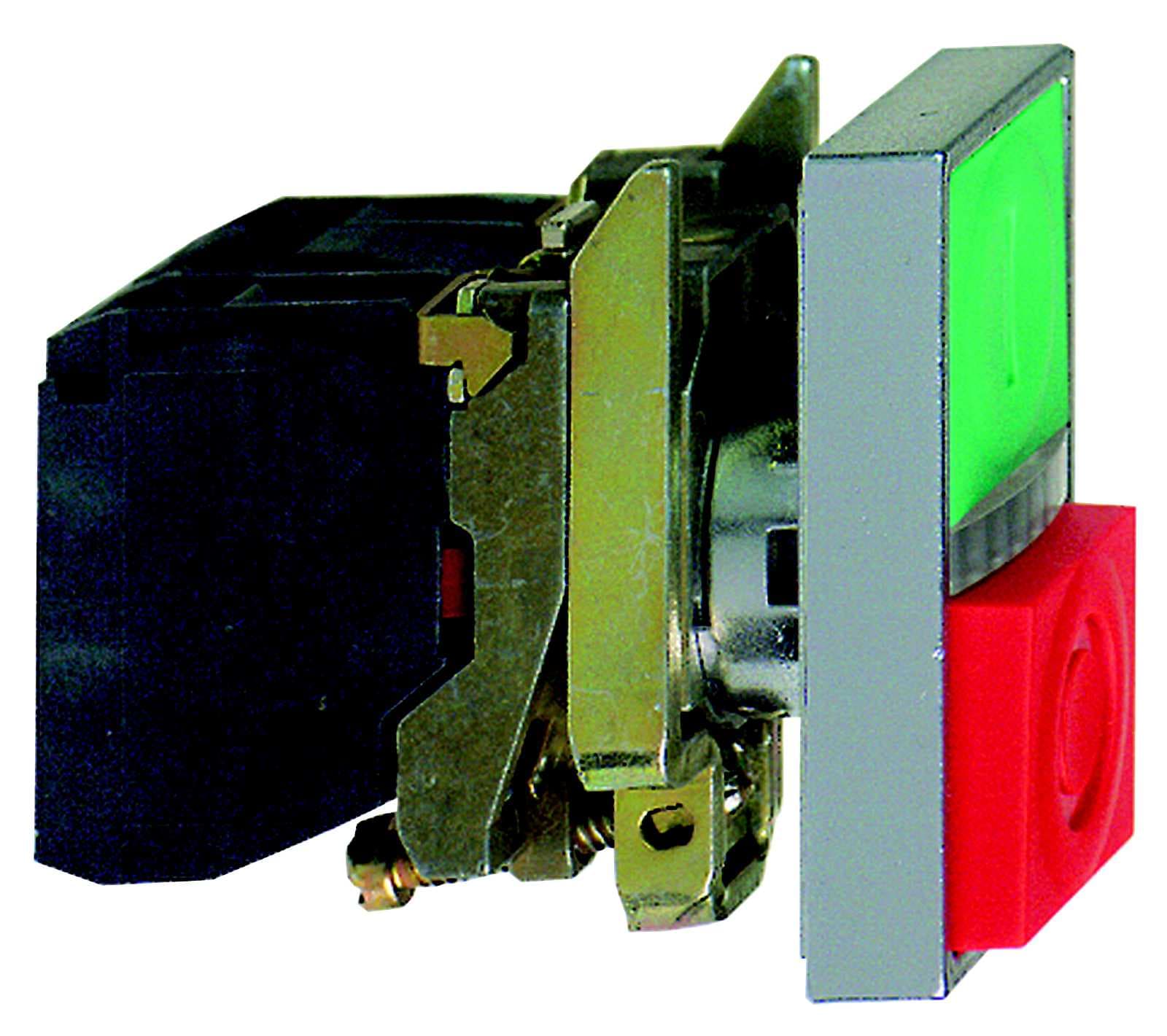 Schneider Electric - Trykknapp m/lys dobbel 24VLed