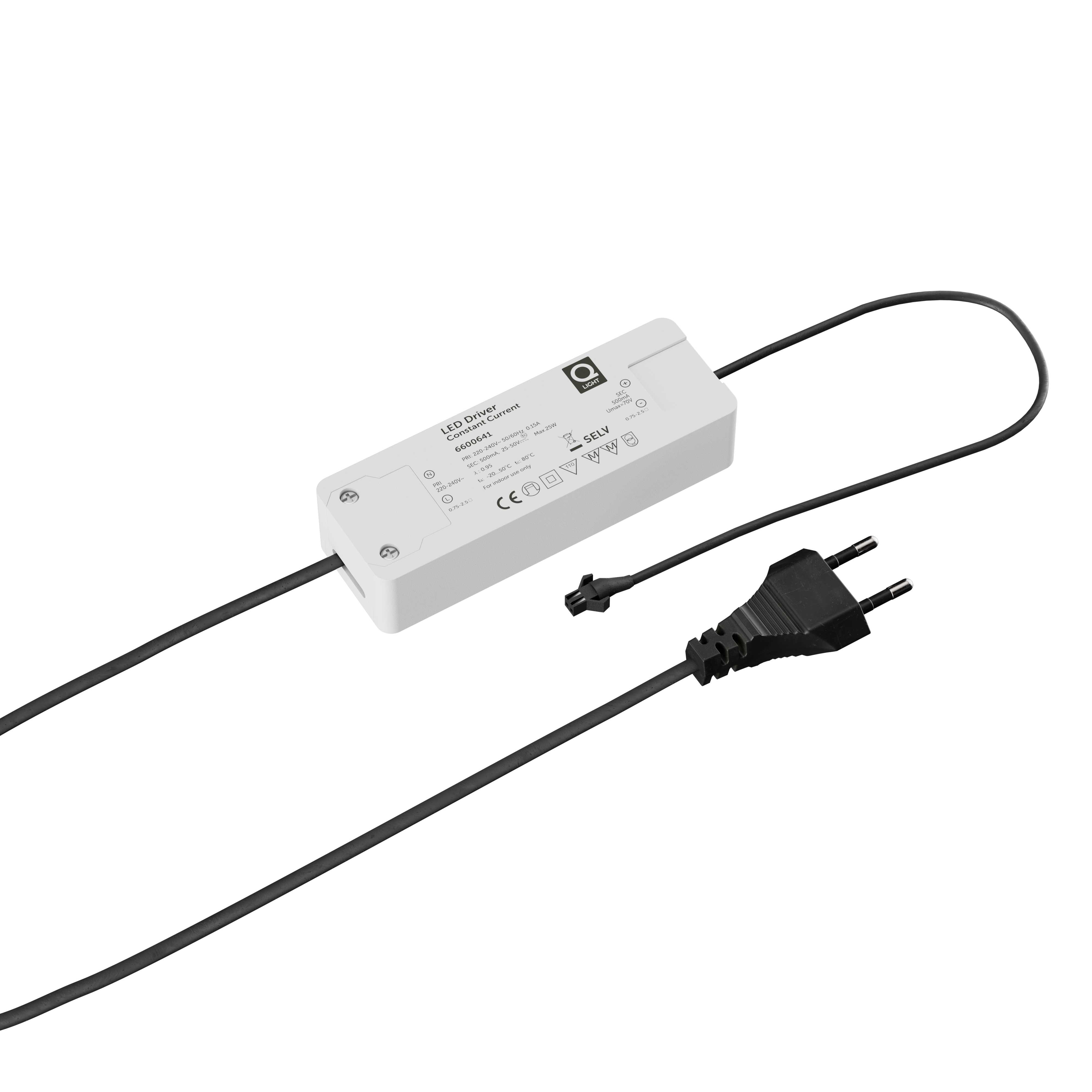 Q-Light - LED DRIVER CC 500MA 25W IP20 HF EU (QUPA230)