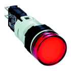 Telemecanique - XB6AV4BB Signallampe rød rund