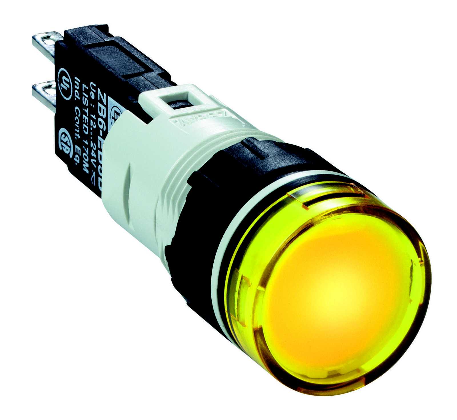 Telemecanique - XB6AV5BB Signallampe gul rund