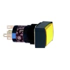 Telemecanique - Lystrykk gul LED 24V 1co