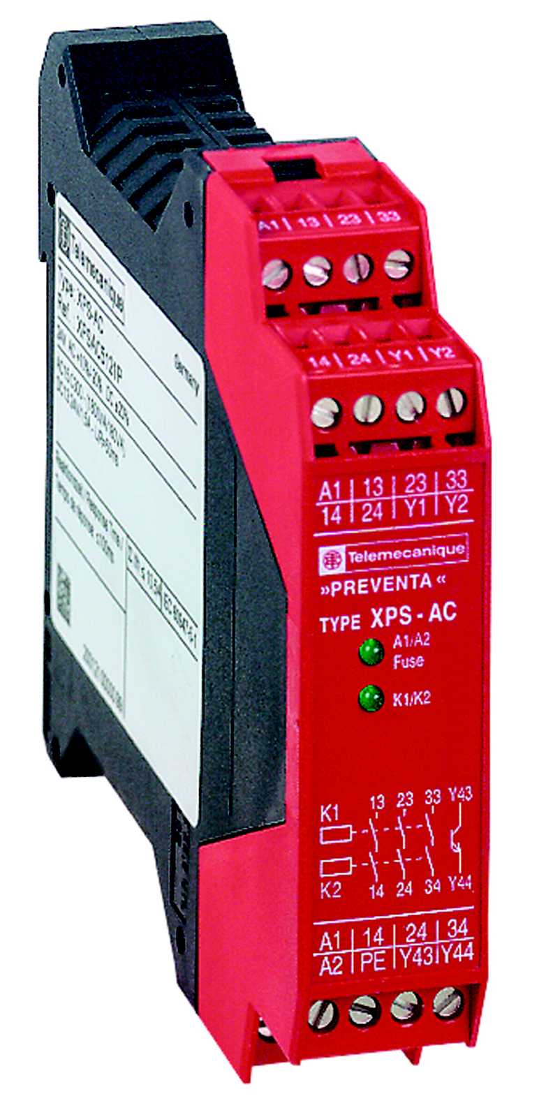 Schneider Electric - PREVENTA RELE 24V   XPSAC5121P  AC/DC CAT3