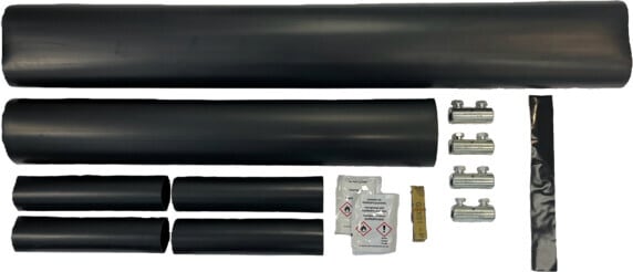 Melbye - Krympeskjøt m/mekaniske skjøtehylse og mellomrør MPC-M-53, 3/4 x 50x150mm²