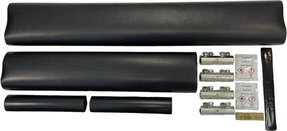 Melbye - Krympeskjøt m/mekaniske skjøtehylse og mellomrør MPC-M-63, 3/4 x 150-240mm²