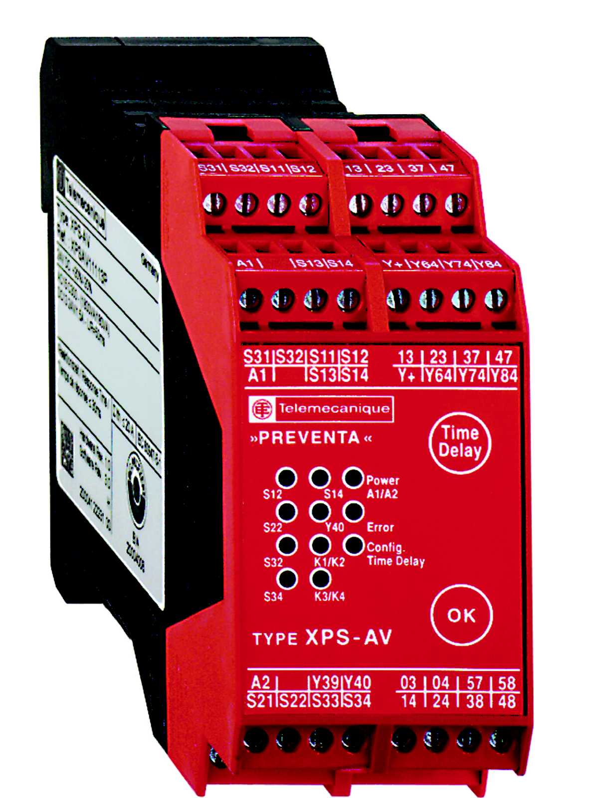 Schneider Electric - XPSAV11113P Sikkerhetsmodul m/tidsforsinke