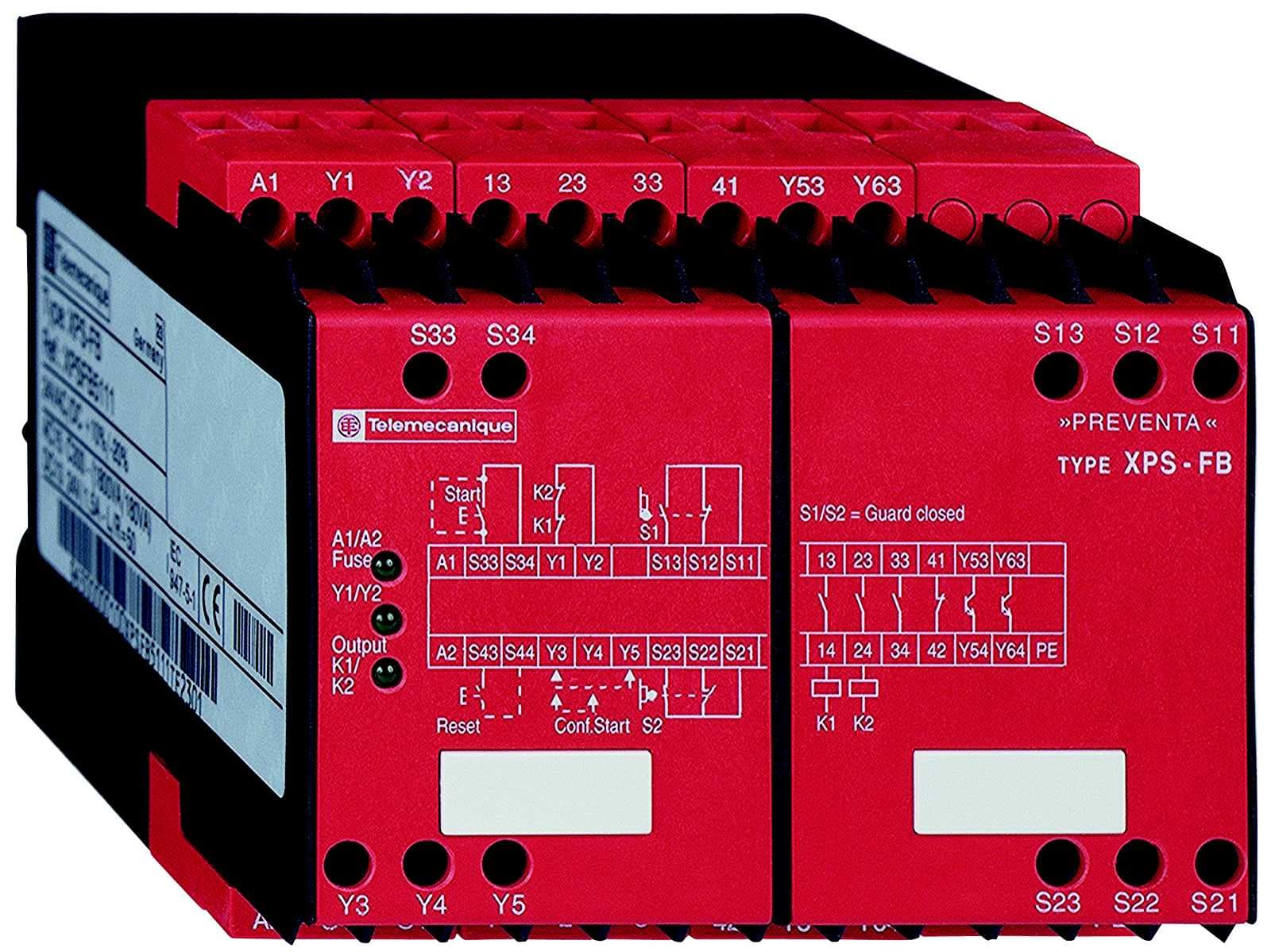Schneider Electric - XPSFB3711 SIKKERHETSMODUL FOR ENDEBRYTR