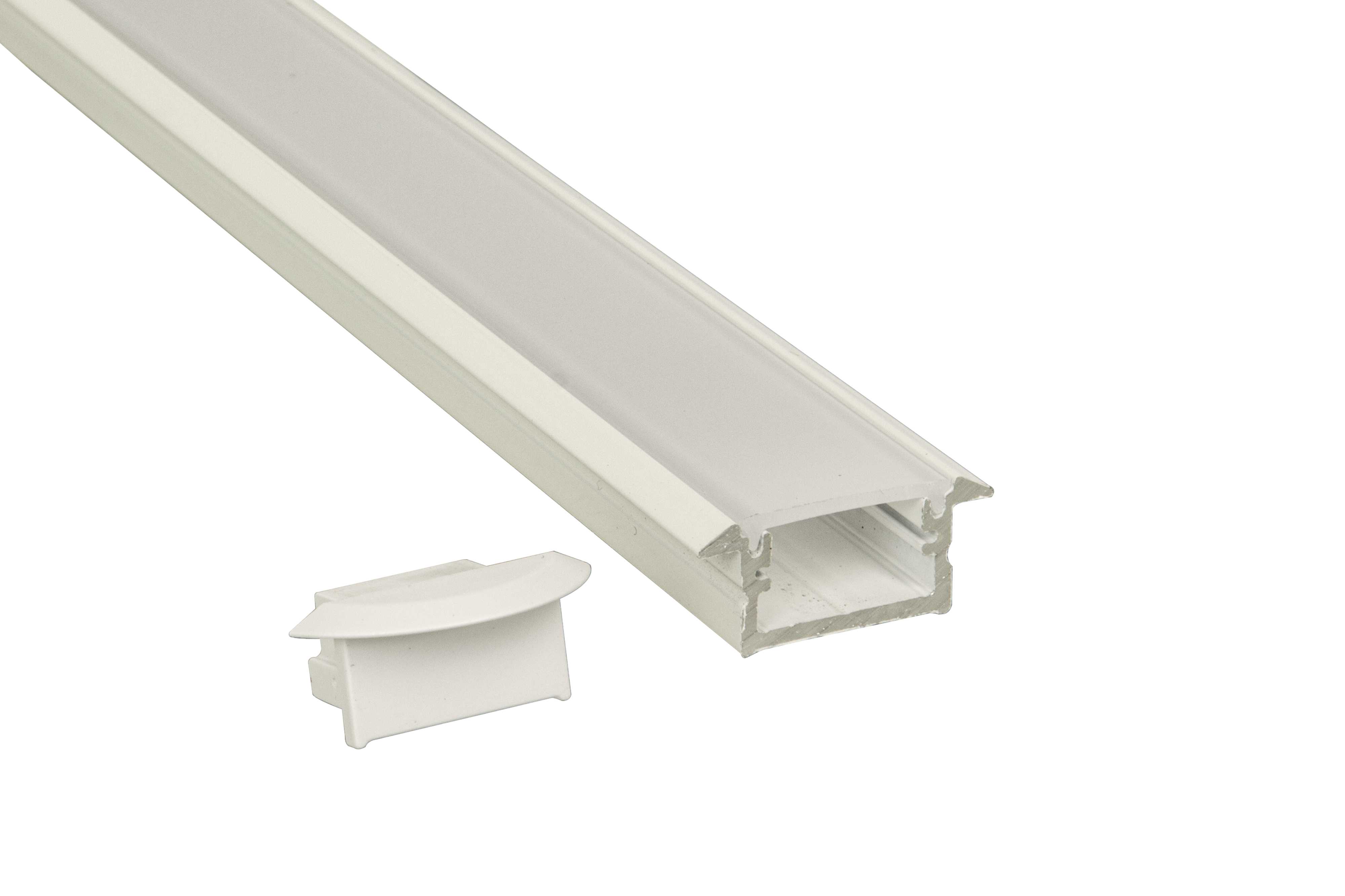 Aneta Lighting - SCANSTRIP recessed inklusiv diffuser,deksler