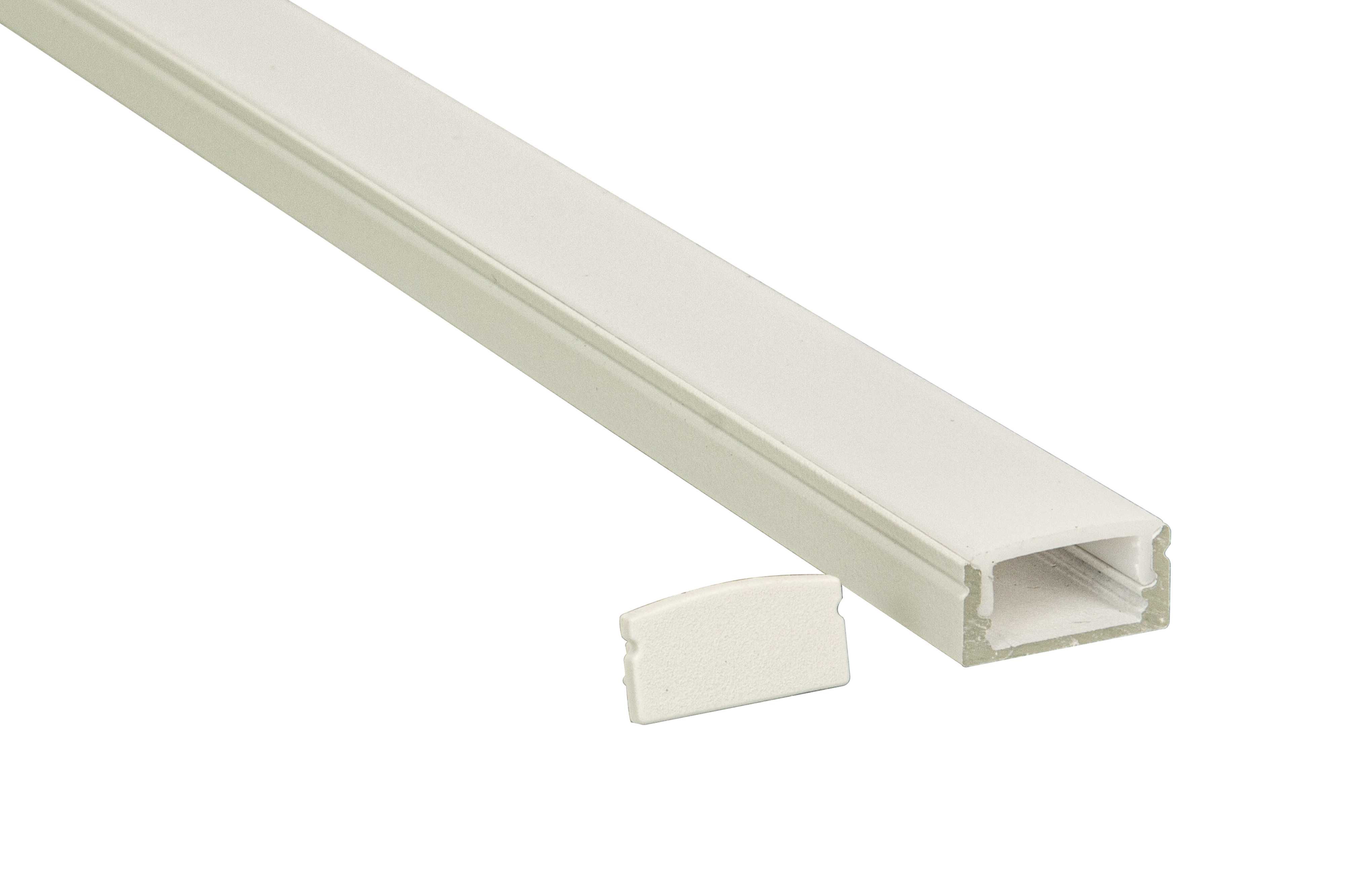 Aneta Lighting - SCANSTRIP slim hvit inkl.diffuser,deksler,skruer