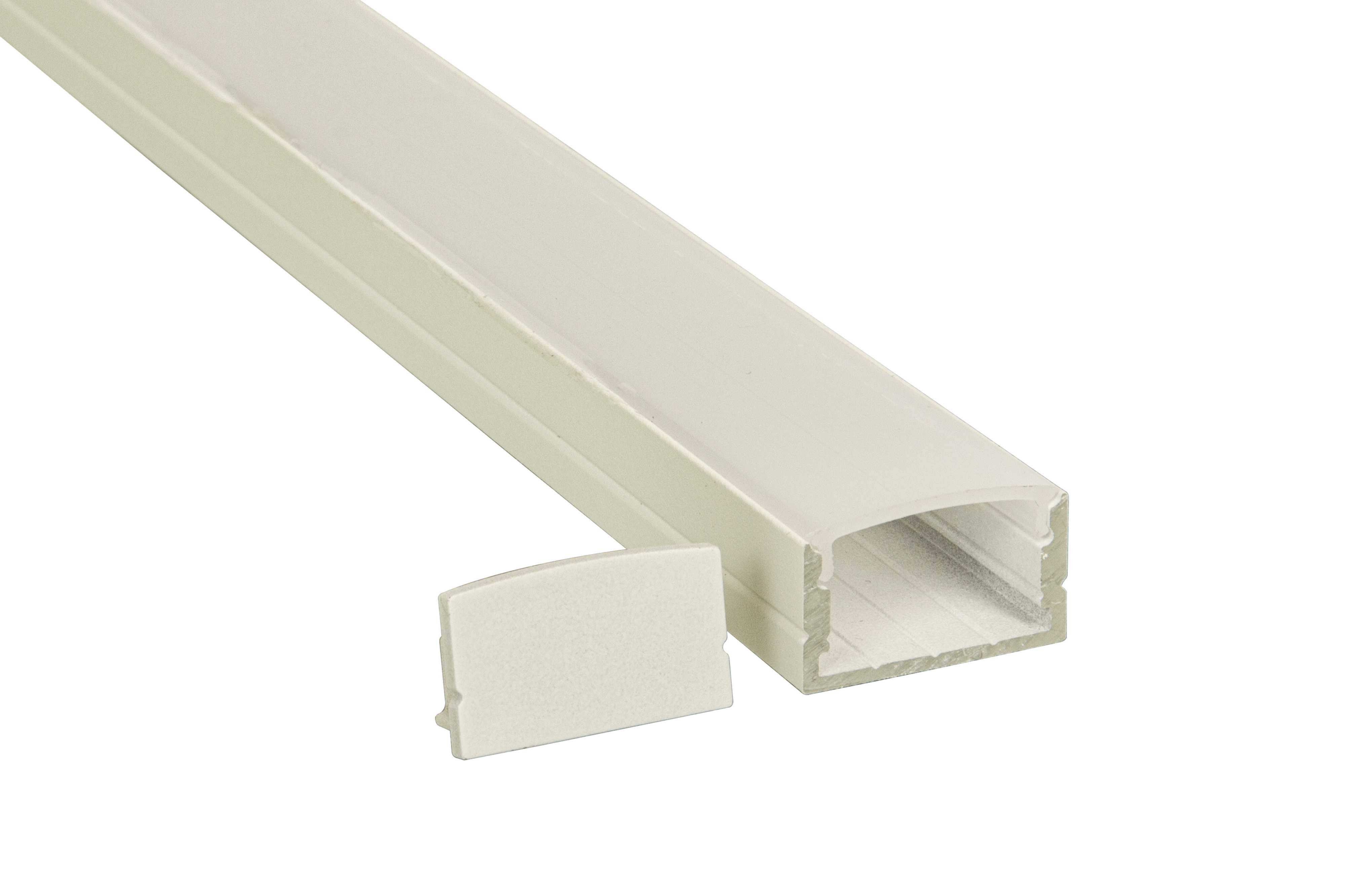 Aneta Lighting - SCANSTRIP XL hvit, inkl.diffuser,deksler,skruer