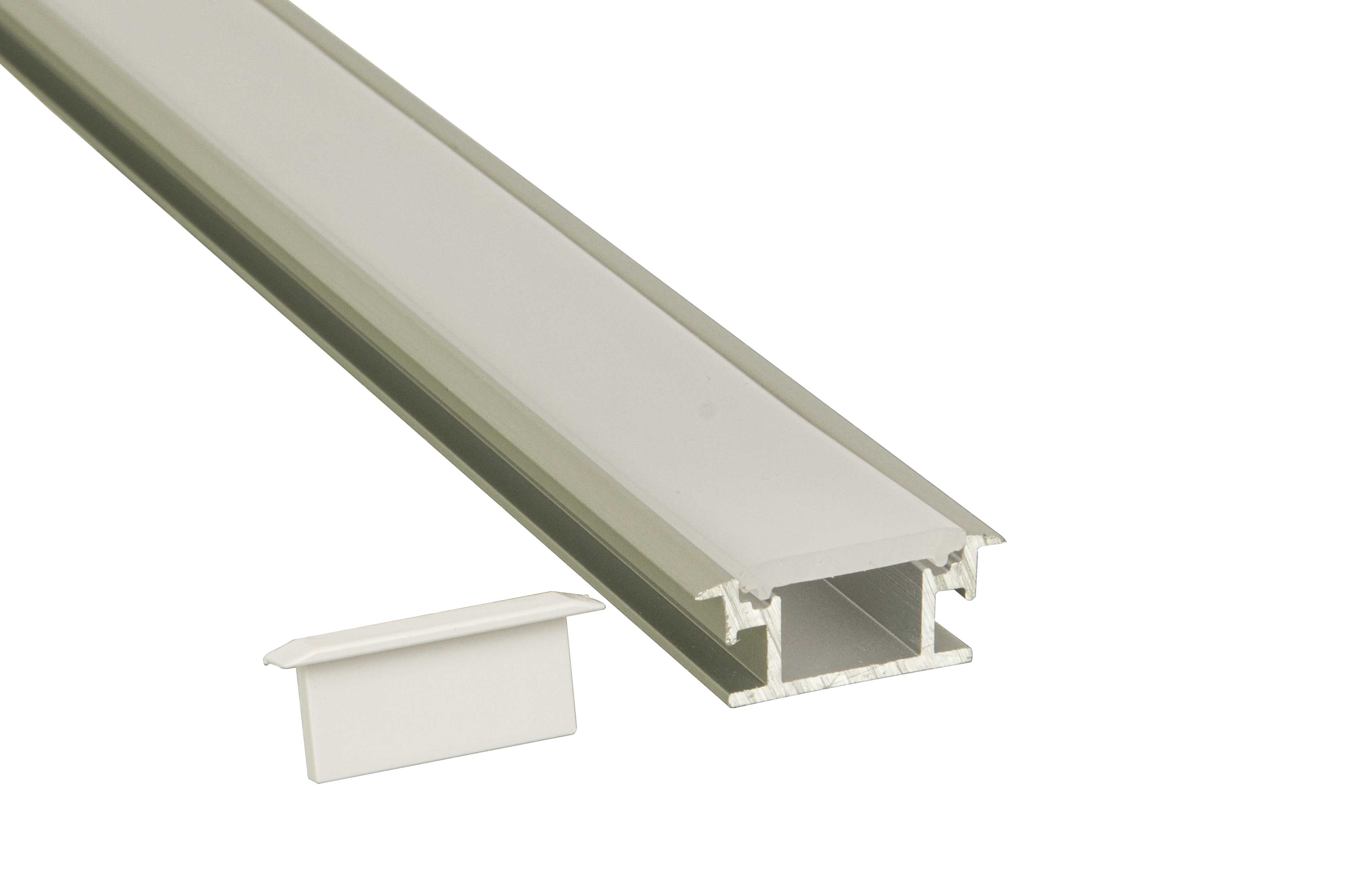 Aneta Lighting - SCANSTRIP floor alu inkl, diffuser,deksler,limtube