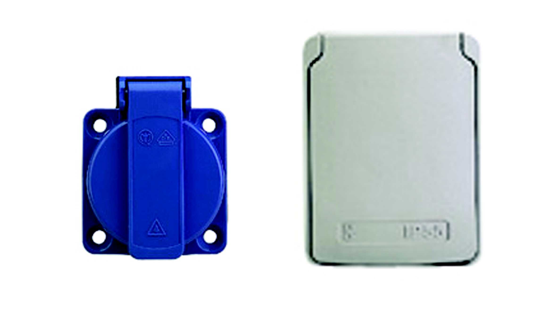 Schneider Electric - PratiKa skjøtekontakt - rett - 32 A - 3P + E - 200...250 V AC - IP44
