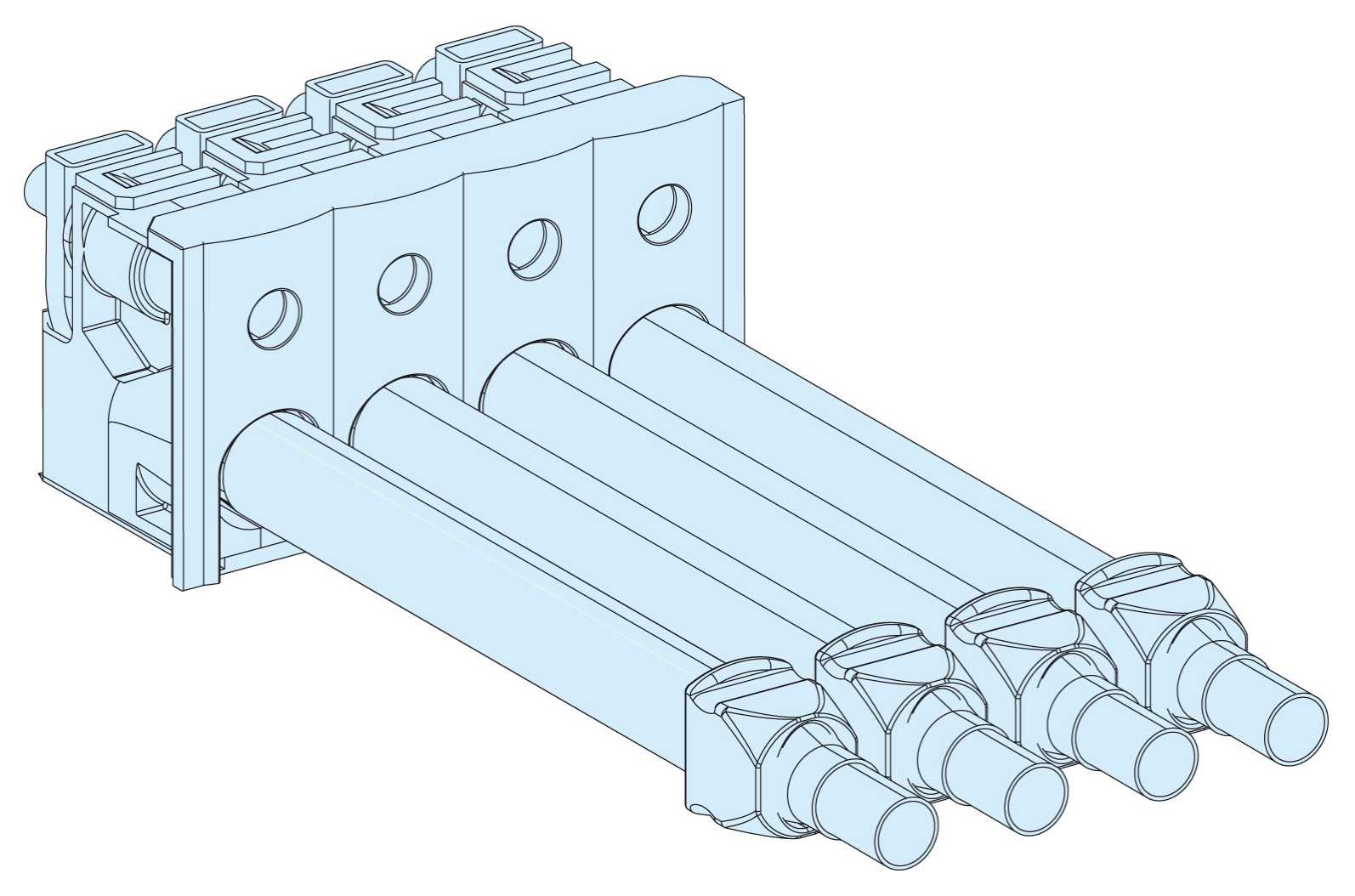 Schneider Electric - 04148 Distr,block tilkop, 160A Vigi