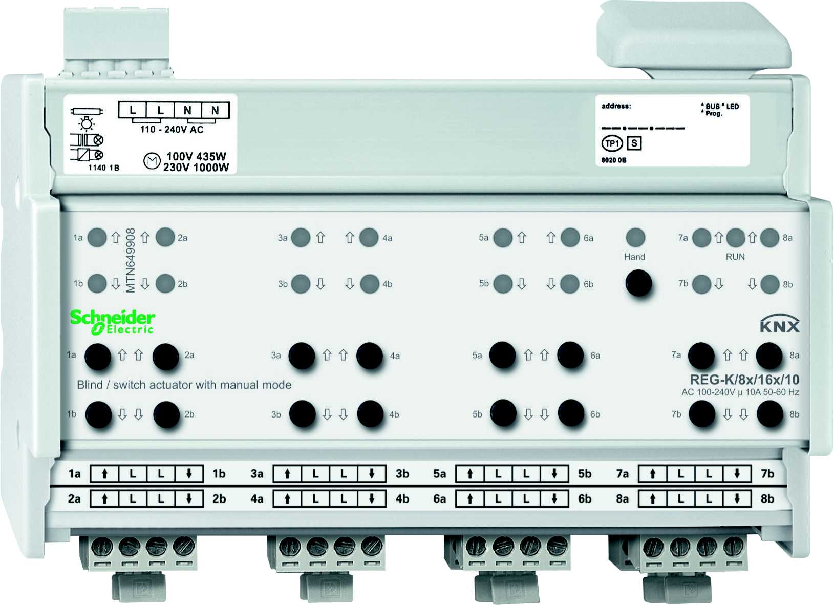 Schneider Electric - MTN649908 KNX pers/bin utg 8x/16x/10 DIN