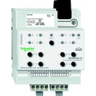 Schneider Electric - KNX Persinenneutgang REG-K/4x/10 med manuell modus, lys grå