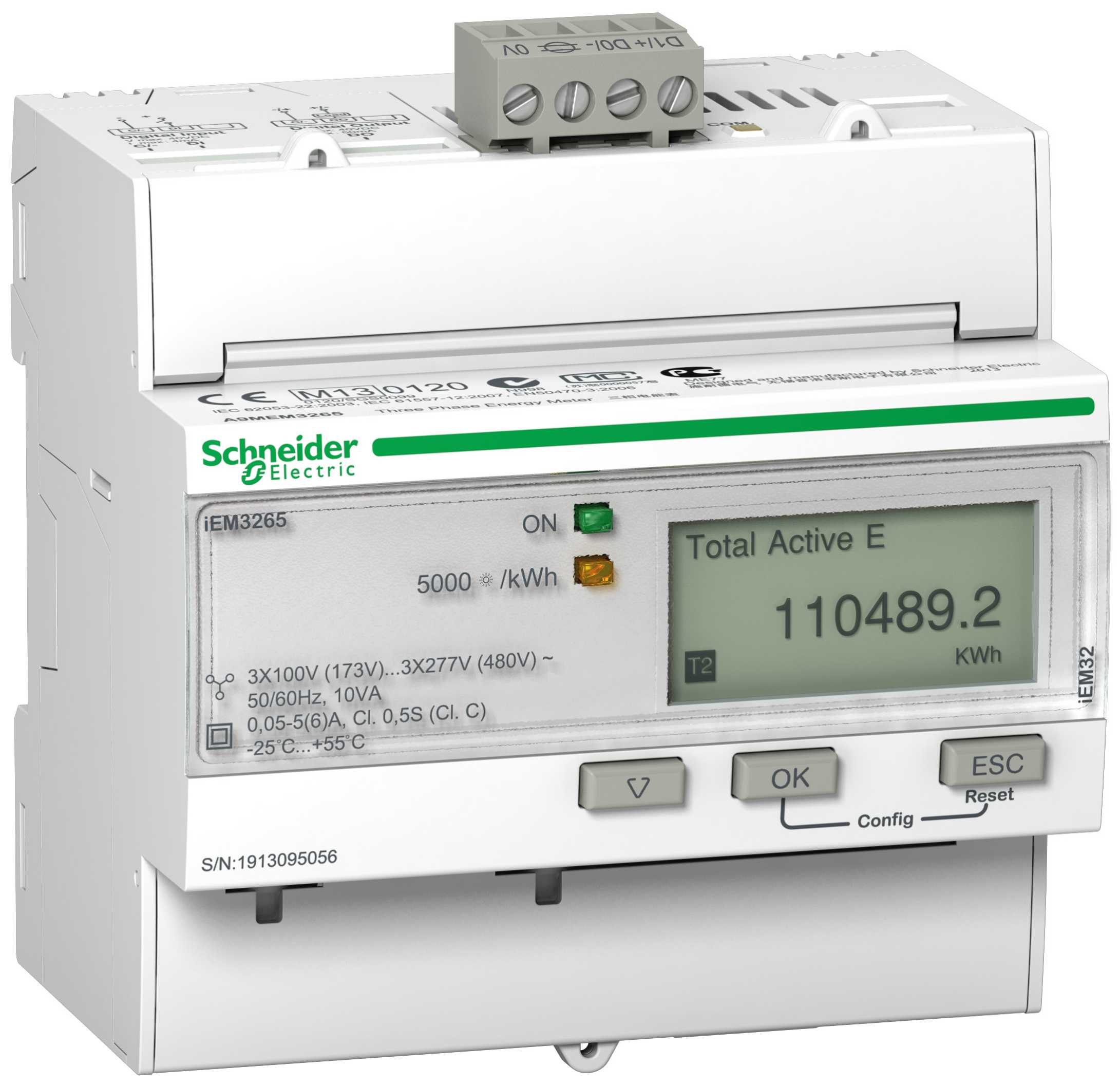 Schneider Electric - A9MEM3265 iEM3265 kWh f,strømtr,BacNet