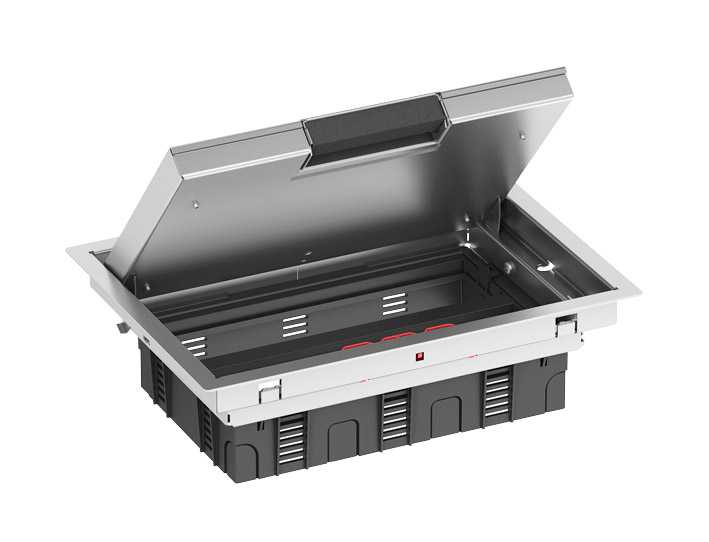 Schneider Electric - OL50 Gulvboks 8 moduler metall