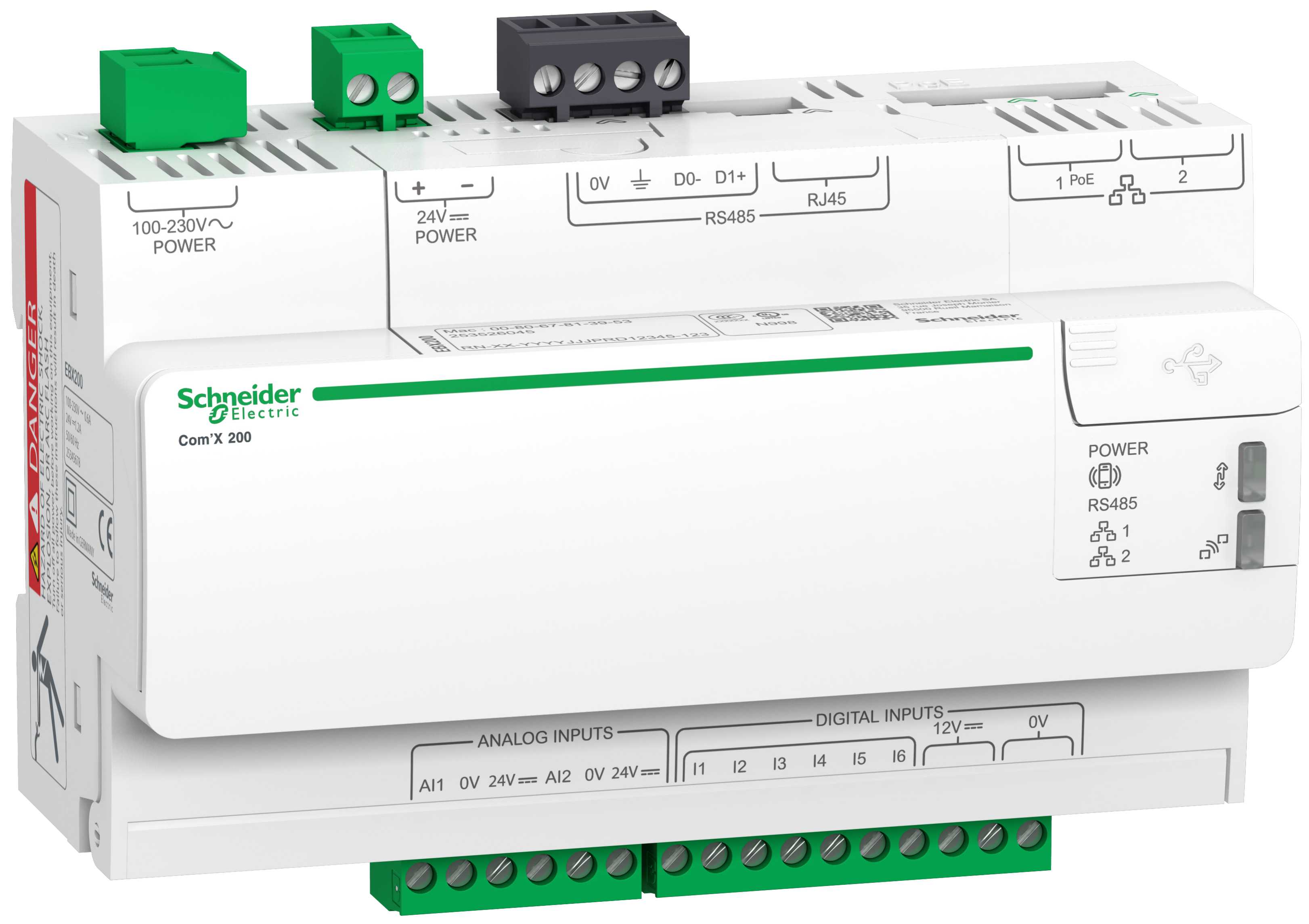 Schneider Electric - EBX200 COM'X200 Datalogger