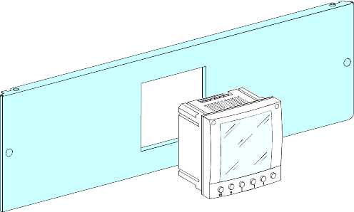 Schneider Electric - 03913 Front pl, 96x96, 1 instrument
