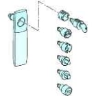 Schneider Electric - 09949 FIRKANT INNSATS 6MM FOR IP55 G