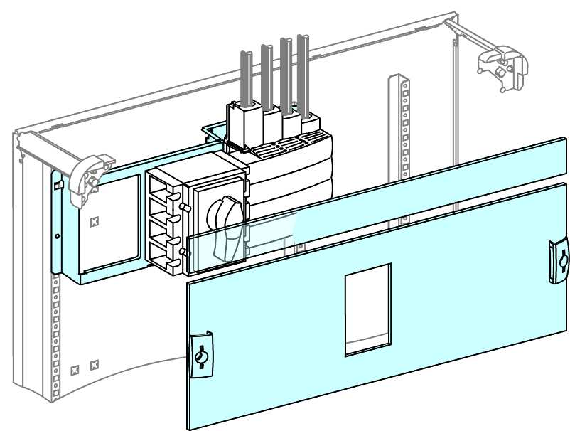 Schneider Electric - 03239 Front plate Hz INS250 W:750mm