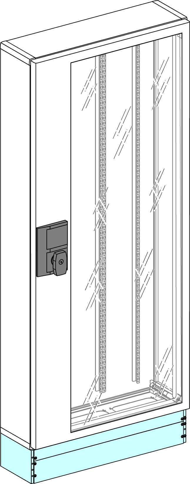Schneider Electric - 08802 IP55 sokkel W:850mm